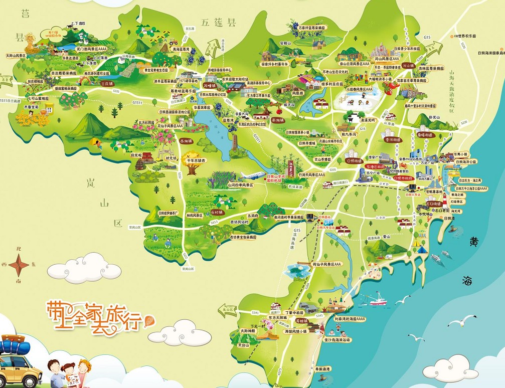 惠城景区使用手绘地图给景区能带来什么好处？